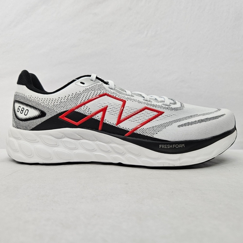 New Balance Fresh Foam 680 V8 Running Shoe M680RW8 White Mens Sz 10.5 XWide - Picture 10 of 10